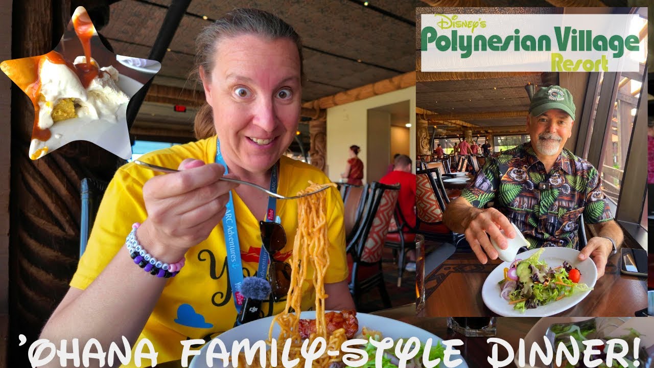 Disney's Polynesian Resort! | 'Ohana Family-Style Dinner Feast! | New Island Tower!