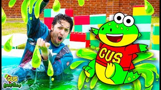 SUPERHERO filled POOL with SLIME!! Fun SLIME Challenges for 1 HOUR! by Gus the Gummy Gator 25,330 views 6 months ago 1 hour, 23 minutes