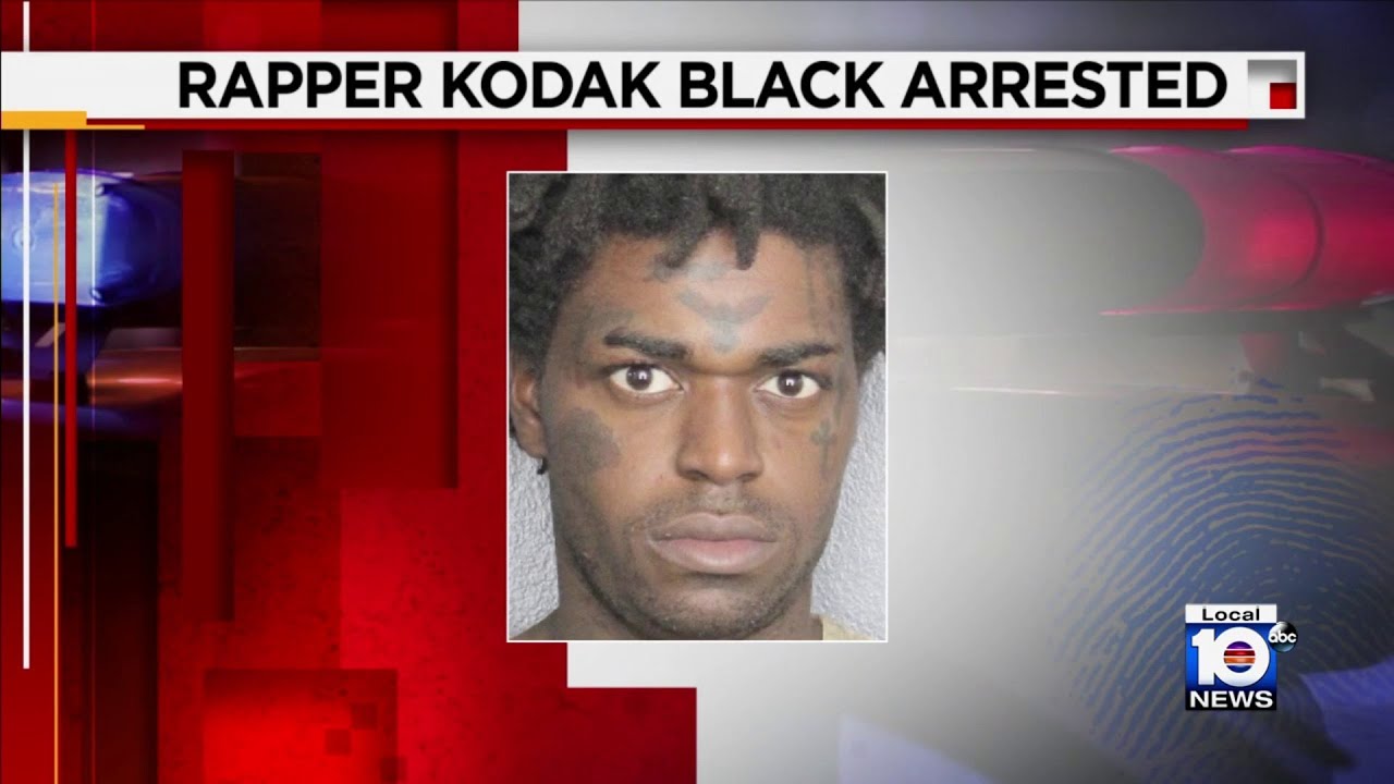 Rapper Kodak Black arrested again in Broward County - YouTube