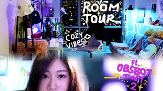 🎮 Cozy Gaming/Bed Room Tour✨ft OBSBOT Tiny 2