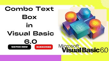 Combo text box in visual Basic 6.0 || Visual Basic Tutorial|| Video -6