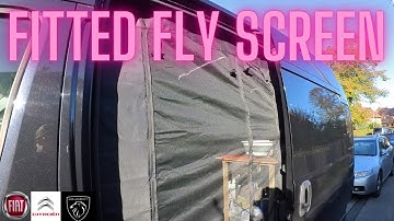 Ultimate Privacy & Sunshade: Fly Screen Net for Peugeot Boxer & Fiat Ducato Sliding Doors