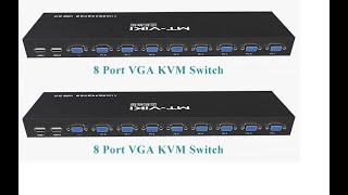 How To Connect 2 MT-Viki 8 ports USB KVM Switch in Daisy Chain