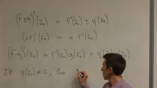 Complex Differentiability