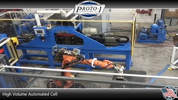 High Volume Automated Tube End Forming Cell