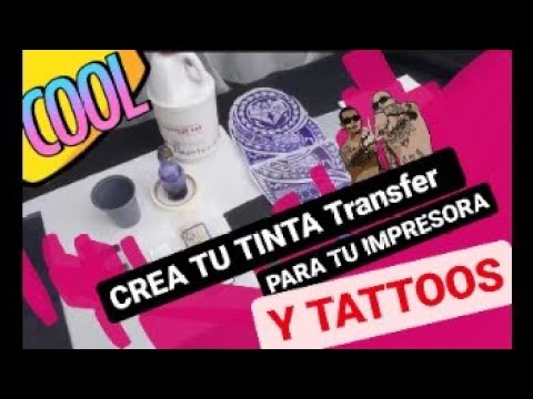 COMO USAR TU IMPRESORA Y CREA TU TINTA STENCIL FACIL Y RÁPIDO PARA TUS  TATTOOS. - YouTube