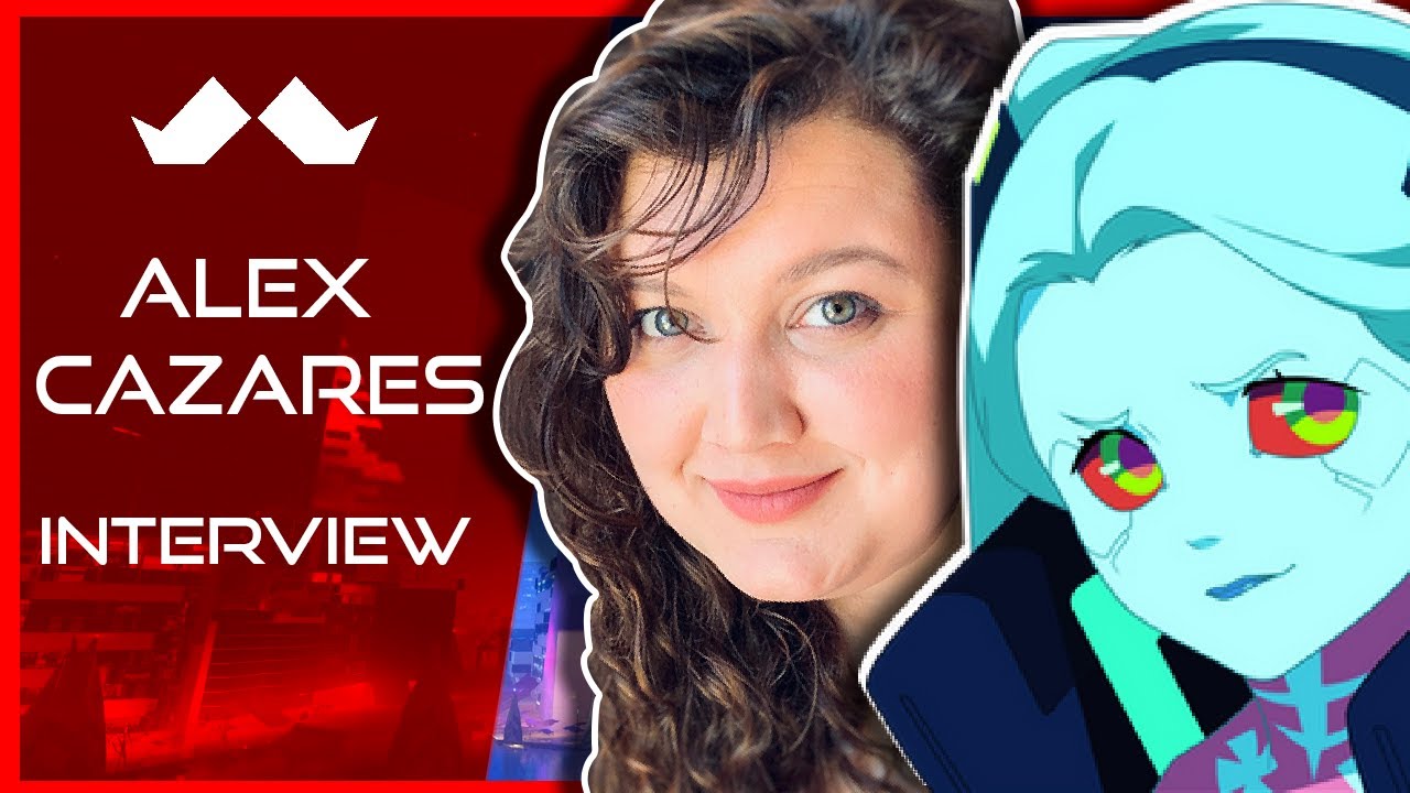 We interviewed Cyberpunk Edgerunners Rebecca The awesome Alex Cazares  Anime Interview  YouTube