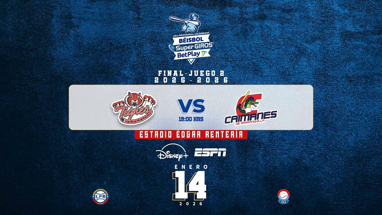 FINAL JUEGO 2 ENE 14 TIGRES DE CARTAGENA VS CAIMANES DE BARRANQUILLA