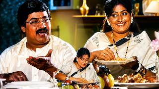 Vijayashanti Food Eating Comedy Scene | Food Eating Challenge   Latest Back To Back Comedy Scenes