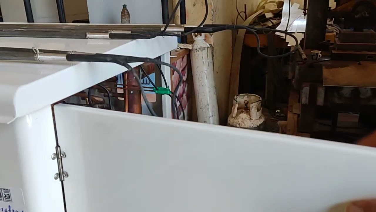 تركيب سخانات المبخر installation résistance de dégivrage a  lévaporateur