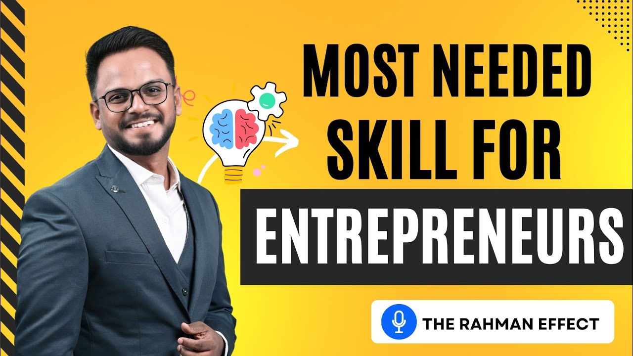 Most needed skill for an entrepreneur? #startup #entrepreneur - YouTube