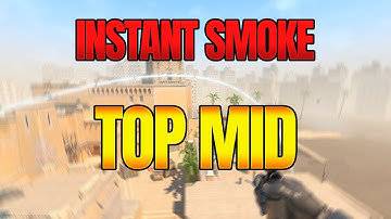 INSTANT Mirage Top Mid Smoke From CT Spawn