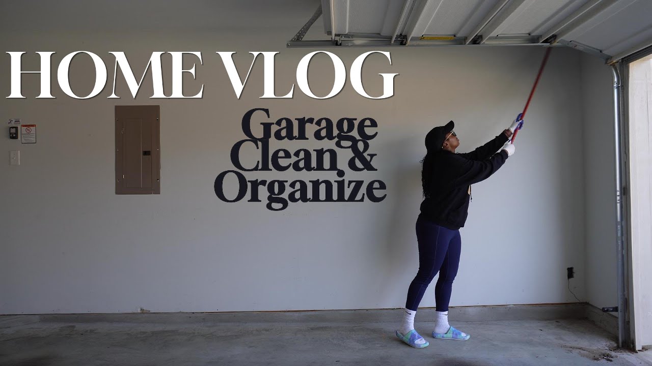 Home Vlog: Garage Clean Out and Organization - YouTube