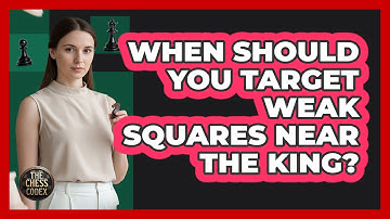 When Should You Target Weak Squares Near The King?