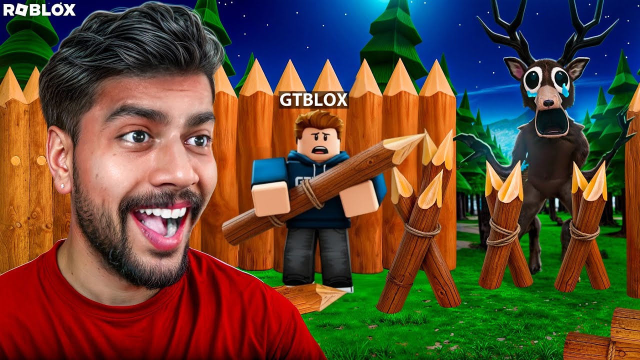 Finally Built The Safest Base in 99 Nights in The Forest 😱!! Roblox 