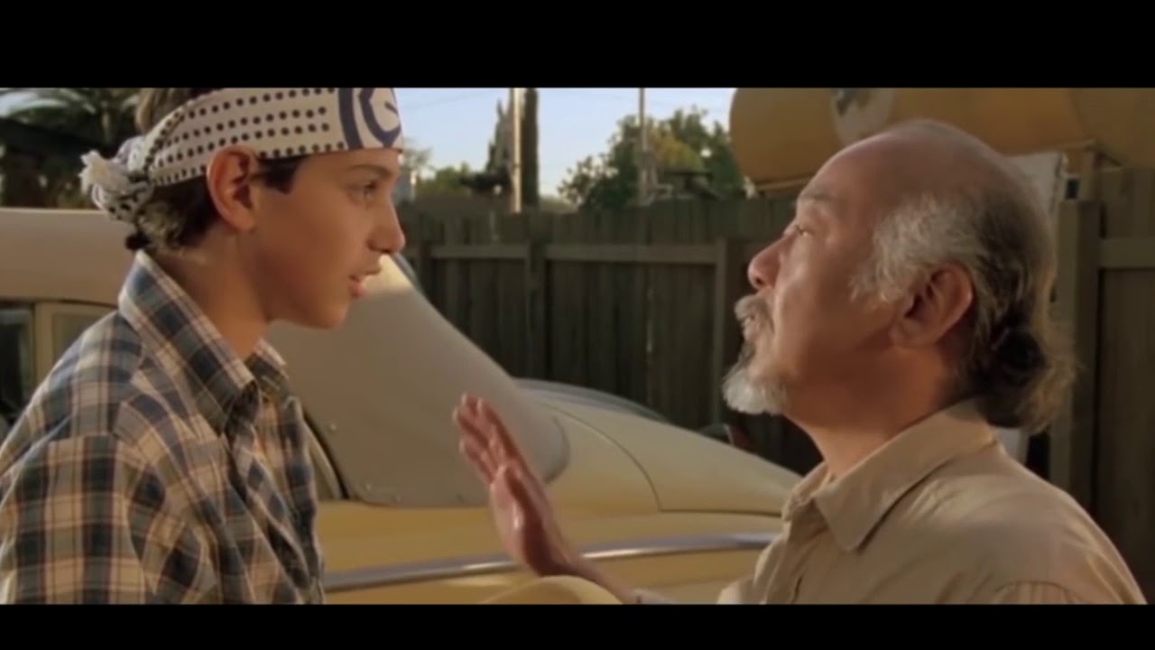 Wax On Wax Off : The Karate Kid  Movie Quote Line Database - YouTube