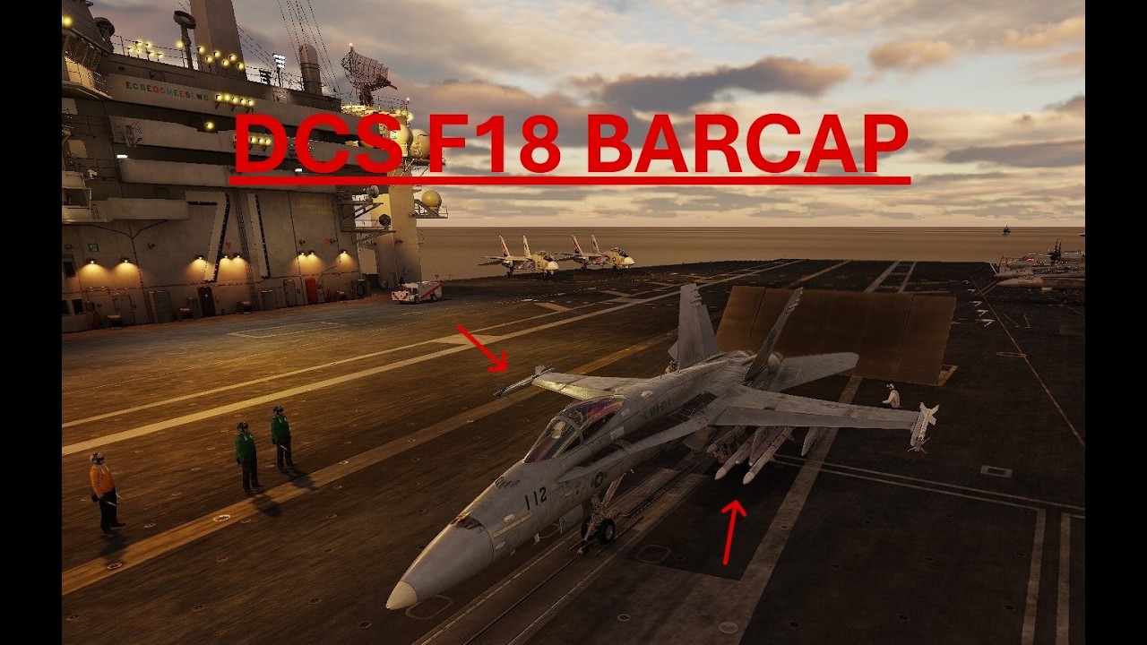 DCS F18 BARCAP - YouTube