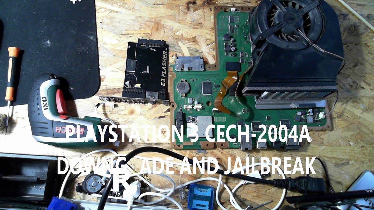 Behov for fødsel Nøgle PLAYSTATION 3 CECH-2004A DOWNGRADE AND JAILBREAK USING E3 FLASHER - YouTube