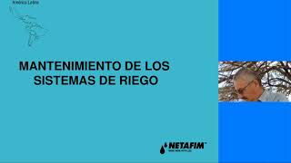 Curso en línea - Mantenimiento de tu Sistema de Riego