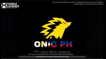 ONIC PH INTRO (MOBILE LEGENDS)💛