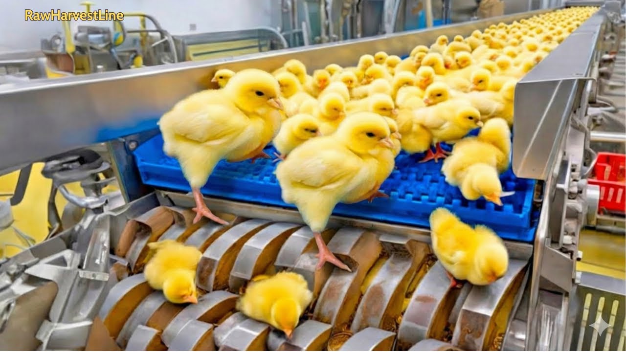Inside a High-Tech Chicken Factory 🐔 | From Egg Incubation to Millions of Broilers