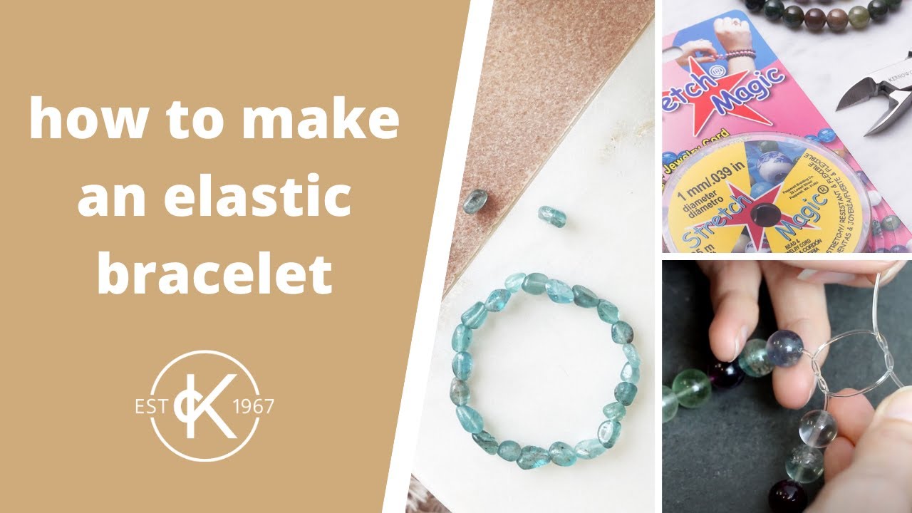 How To Make An Elastic Bracelet, Clear Stretch Magic