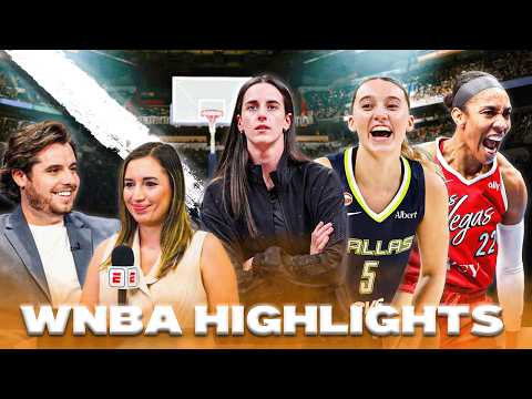 ESPN Reacts to W's HOT Start: A'ja Wilson, Caitlin Clark Injury, & More! | WNBA Headline Highlights