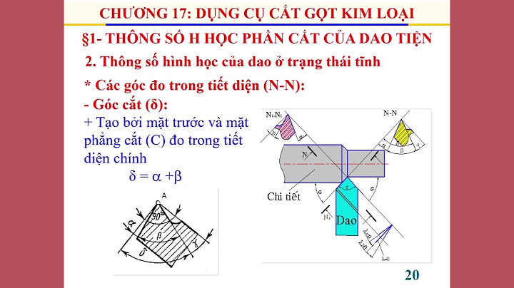 Bài tập lớn nguyên lý cắt và dụng cụ cắt năm 2024