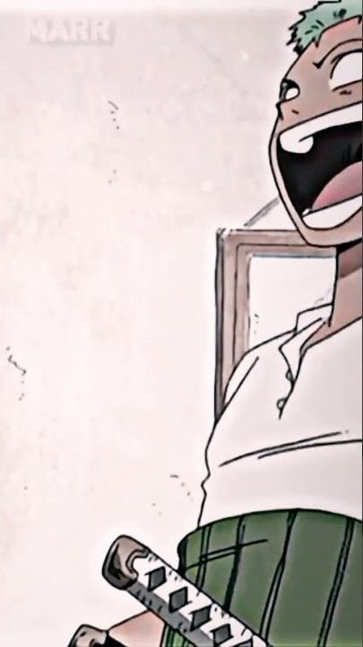 momen zoro ketawa || ada yang tahu kenapa dia gak ketawa lagi? #zoro #shorts