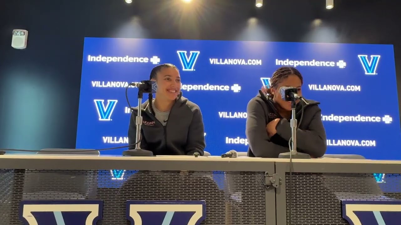 Azzi Fudd, Sarah Strong discuss UConn's stretch run and NCAA Tournament preparation