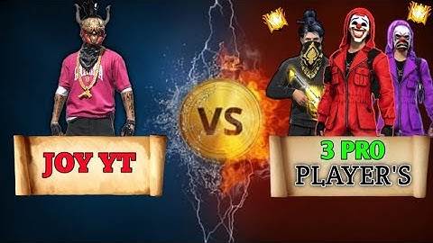 3 Random Grandmaster Player Call Me Noob 😡 || I Challenge them 1 vs 3 Custom Room - Garena Free Fire