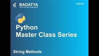 Python: string, methods, Python in Hindi
