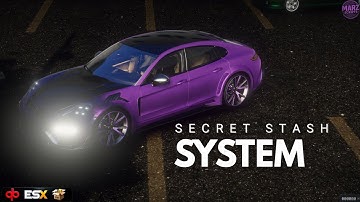 [ESX & QB-Core] Secret Stash Vehicle System | Marz Scripts