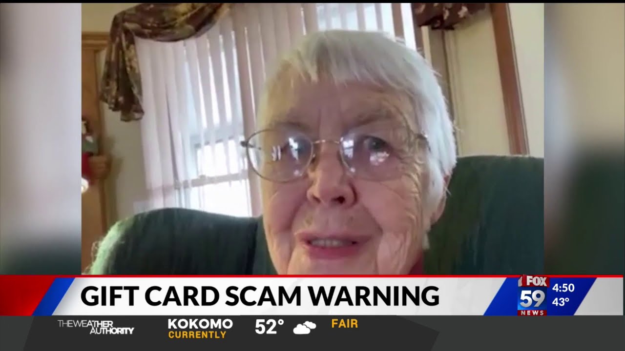 Gift card scam warning