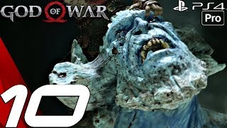 GOD OF WAR 4 - Gameplay Walkthrough Part 10 - Ascend the Mountain & Ice Troll Boss Fight (PS4 PRO)