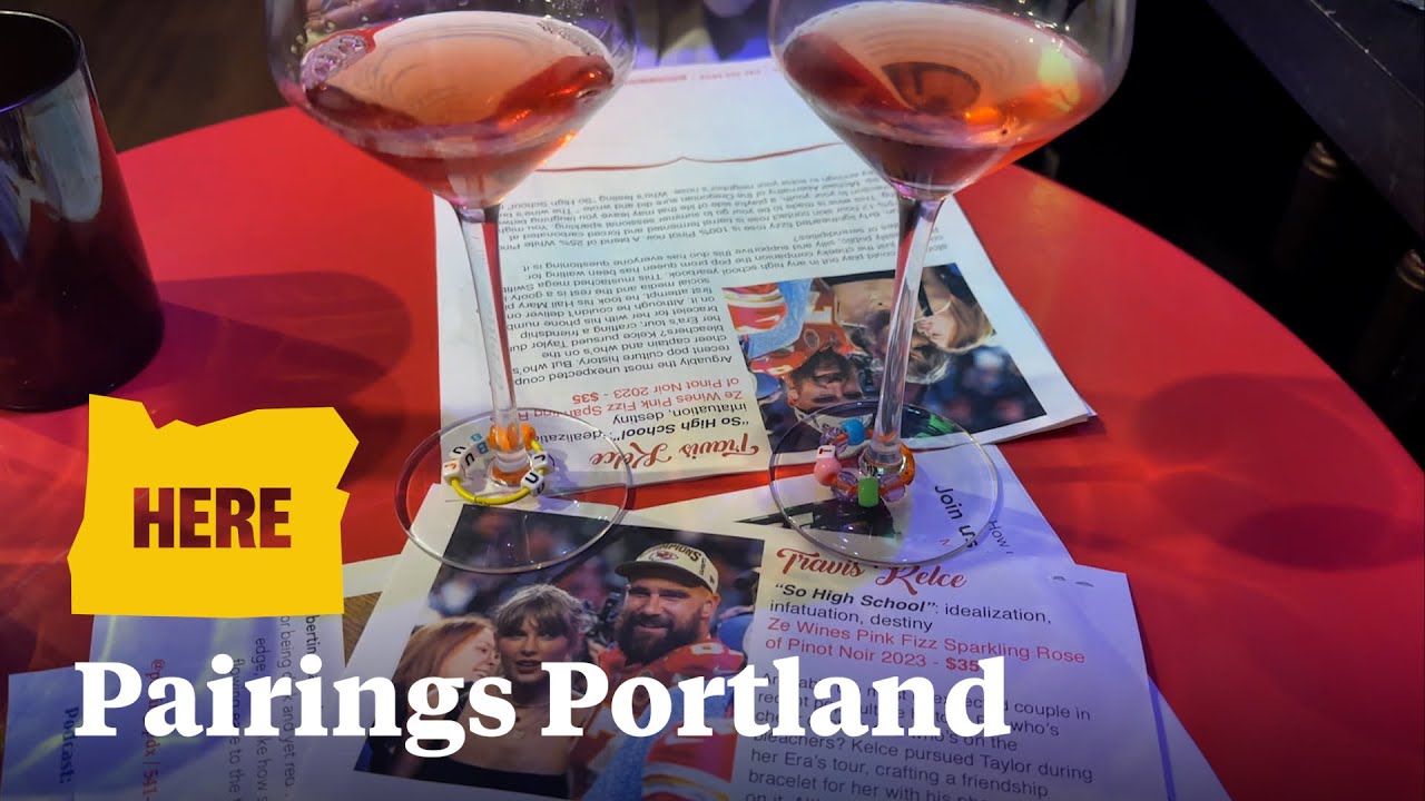 From Taylor Swift's ex-boyfriends to Bridgerton, this Portland wine bar pairs wines with everything