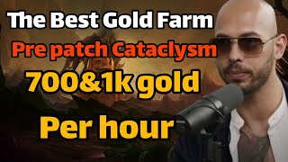 The Best Gold  pre patch cataclysim per hours 700g&1k😰😱#wowclassic