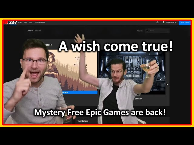 Biggest Announcement By EPIC GAMES STORE on MYSTERY VAULT GAMES