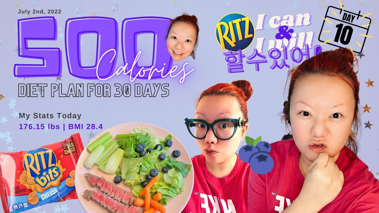 500 Calories Weight Loss Diet Plan - Day 10 