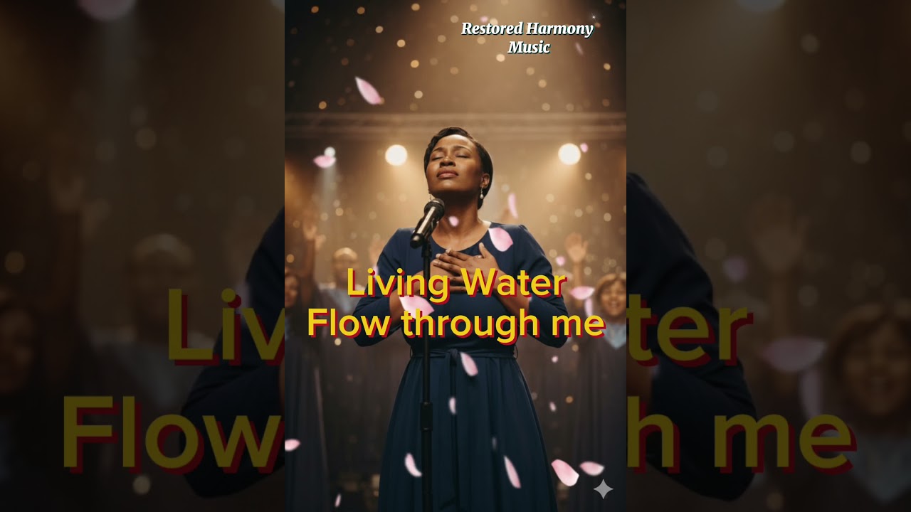Living Water Flow 💧 Your Soul Needs This.Revelation 22:1-2  praiseandworship #christianmusic#shorts