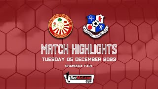 Portadown 2 - 0 Loughgall | BetMclean Cup | 06/12/23