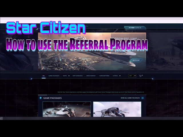 Star Citizen Programa de Patrocínio (Referral Code)