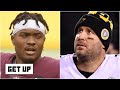 Will the Steelers try to make Dwayne Haskins the successor to Big Ben or draft a QB? | Get Up