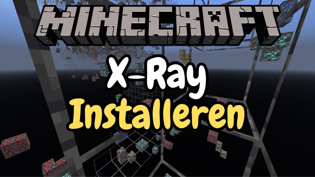 Hoe installeer je x-ray op Minecraft java - YouTube