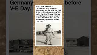 The WWII Sacrifice of PFC John Fischer #shorts #facts #history #historyfacts #ancienthistory