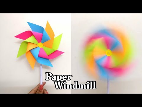 Video: 3 manieren om een papieren windmolen te maken