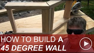 How to Frame a 45 Degree Angle Wall