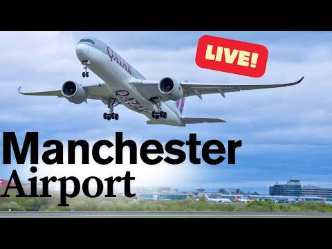 馃敶LIVE Manchester Airport Plane Spotting 馃洬