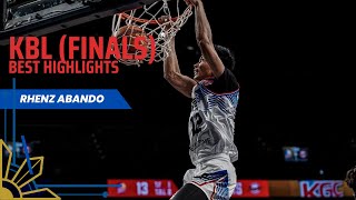 RHENZ ABANDO🇵🇭 (KBL FINALS BEST HIGHLIGHTS)🔥#shorts #gilaspilipinas #rhenzabando #anyangkgc  #kbl