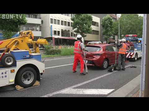 一時約1800世帯停電　神戸市灘区で車が配電盤に衝突